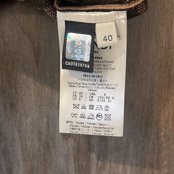 Fendi Ff Logo Knit Top - Picture 5 of 6